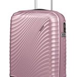 American Tourister Jetglam Spinner S Equipaje de Mano, 55 cm, 35.5 L, Rosa (Metallic Pink)
