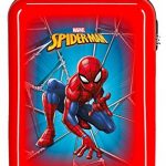 Marvel Spiderman Black Maleta de Cabina Rojo 37x55x20 cms Rígida ABS Cierre combinación 34L 2,6Kgs 4 Ruedas Dobles Equipaje de Mano